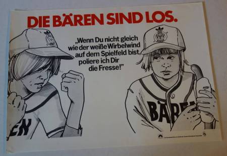 The Bad News Bears original release german movie poster set